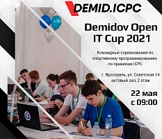  Demidov Open IT Cup 2021